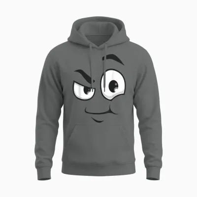 Creepy Carrots Face Funny Halloween Costume Kids and Adults Unisex Hoodie - Graphite Heather