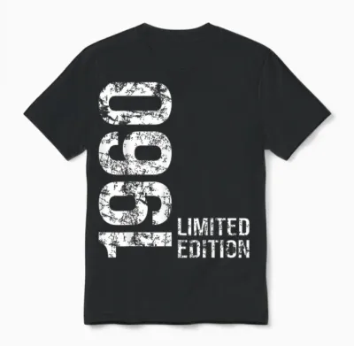 66 Geburtstag Männer 1960 Unisex T-Shirt - Black