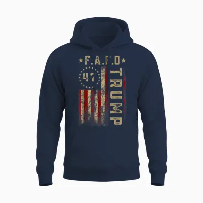 Funny Fafo Trump Shirt President 47 Trump Fafo American Unisex Hoodie - Navy