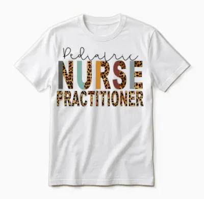 Pediatric Nurse Practitioner Unisex T-Shirt - White