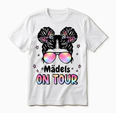 Mädels on Tour 2026 Party Machen Mit Den Mädels Mädelsabend Unisex T-Shirt - White