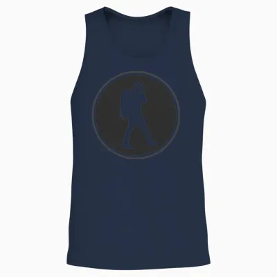 Hiking Unisex Tank Top - Navy