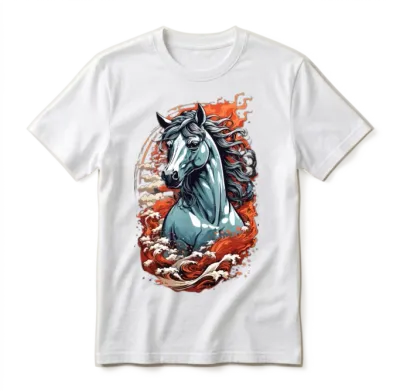 Majestic Horse Unisex T-Shirt - White