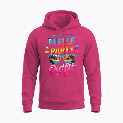 Malle Party Group Shirt Mallorca Outfit Women's Men's Party Unisex Hoodie - Heliconia