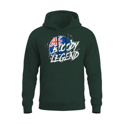 Bloody Legends Australia Unisex Hoodie - Forest