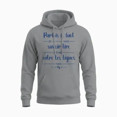 Future Dad Announcement Pregnancy Baby I'm Going to Be Dad T-Shirt, White, S Unisex Hoodie - Sport Grey