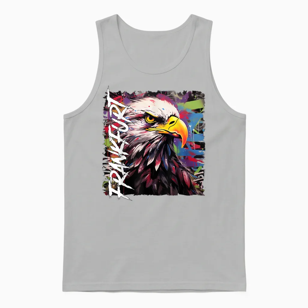 Hessen Frankfurt T-Shirt Frankfurt Ffm Frankfurt T-Shirt, Black Unisex Tank Top in Ash