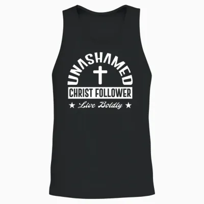 Unashamed Christ Follower Unisex Tank Top - Black