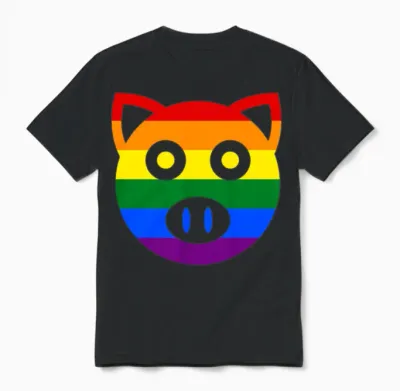 Dirty Pig Pride - No.001 Unisex T-Shirt - Black