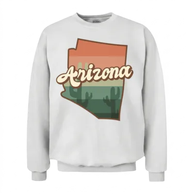 Arizona Retro Unisex Sweatshirt - White