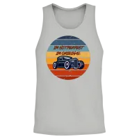 Retro Car Cars & Muscle Unisex Tank Top - Ash – 2