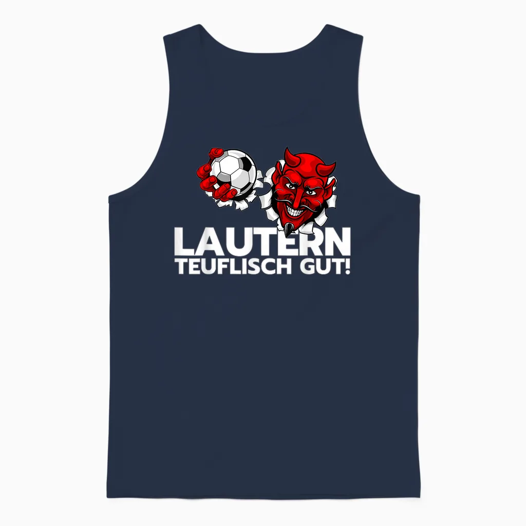 Football Lautern Verein Kaiserslautern Lautre Stadt Pfalz Unisex Tank Top in Navy