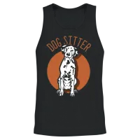 Dog Sitter Job Puppy Dogs Dog Sitting Unisex Tank Top - Black – 2