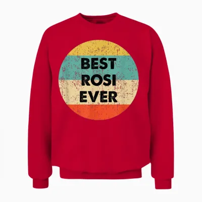 Rosi Vorname Unisex Sweatshirt - Red