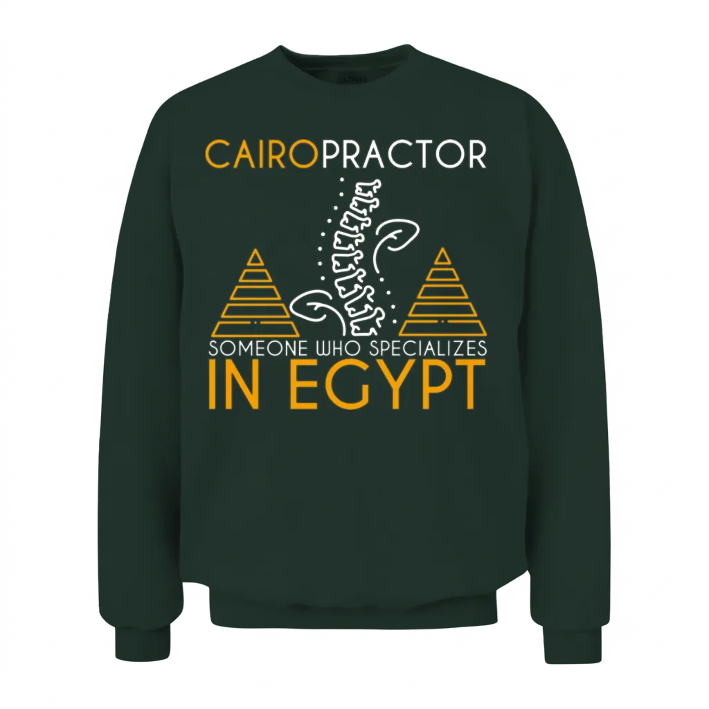Funny Cairo Egypt Puns for Egyptian Archaeologist Unisex Sweatshirt - Forest