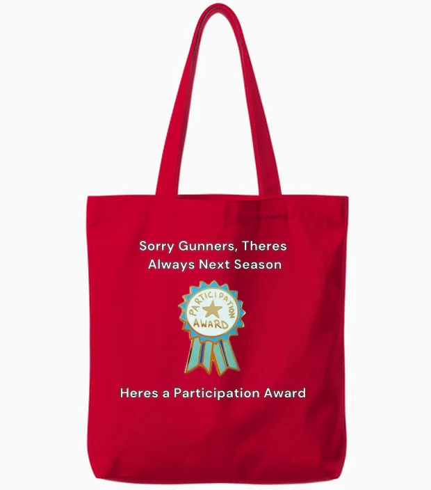 Funny Arsenal Meme Memes & Humor Tote Bags in Red