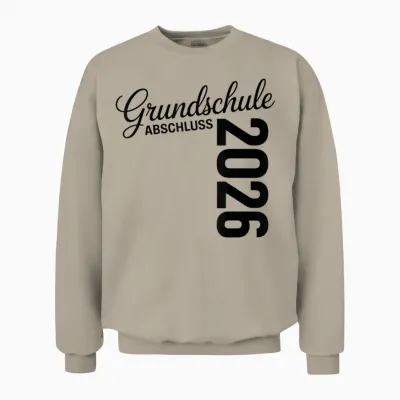 Abschluss Grundschule 2026 Grundschule Abschied Abgänger Unisex Sweatshirt - Sand
