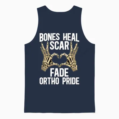 Orthopedic Surgeon Bones Heal Physical Therapist Unisex Tank Top - Navy