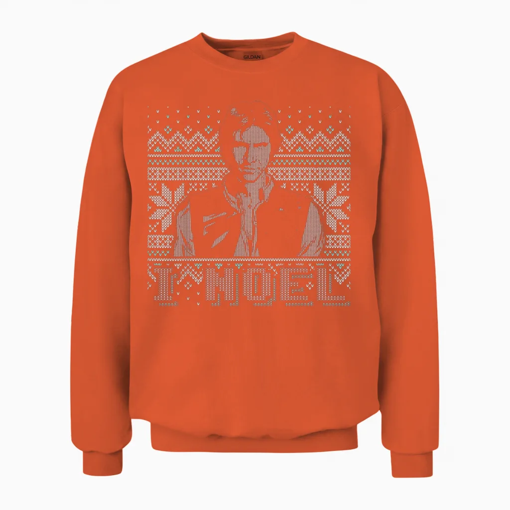 Star Wars I Noel Han Solo Holiday Humor Christmas Unisex Sweatshirt in Orange