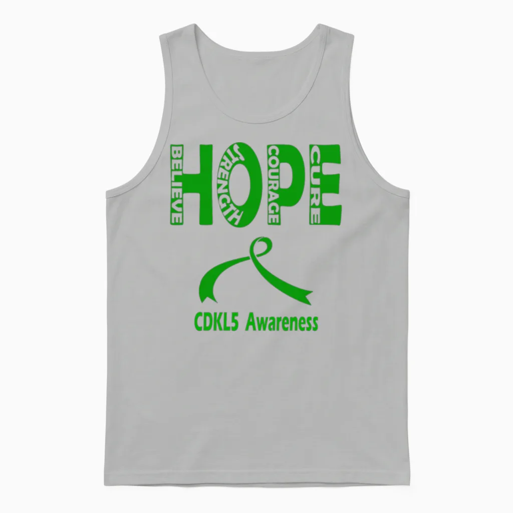 Cdkl5 Awareness Unisex Tank Top in Ash