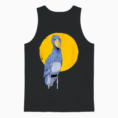 Schuhschnabel Vogel Ornithologe Walfischschnabel Tier Unisex Tank Top - Black