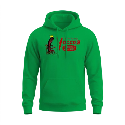 Yocco's the Hot Dog King Unisex Hoodie - Irish Green