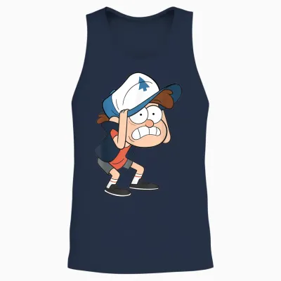 Disney Gravity Falls Dipper Pines Official Disney Channel Unisex Tank Top - Navy