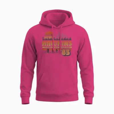 Netflix Stranger Things Hawkins Strange Things 85 Retro Unisex Hoodie - Heliconia