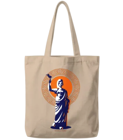 Greek Mythology - Hestia Tote Bags - Natural
