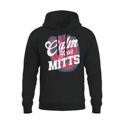 Calm Your Mitts Unisex Hoodie - Black
