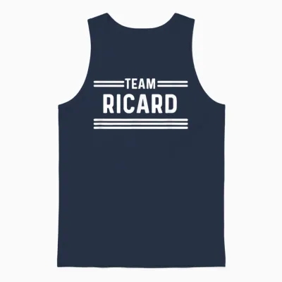 Team Ricard - Family Name Unisex Tank Top - Navy