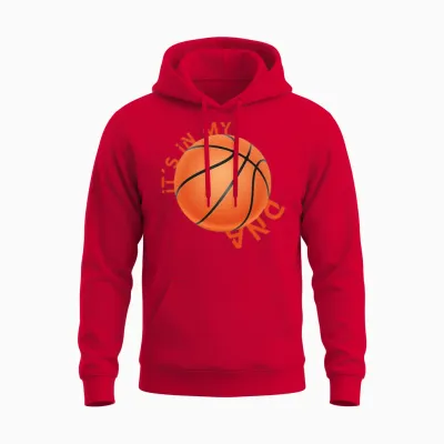 Funny Basketball Phrase Unisex Hoodie - Red