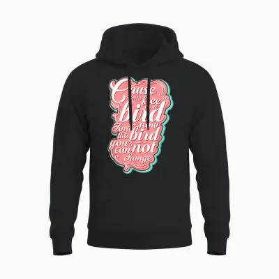 Lyriclyfe Free Bird Ronnie Zant Allen Collins Unisex Hoodie - Black
