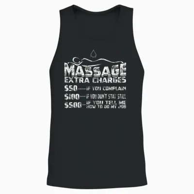 Therapy Massage Muscle Massage Therapist Unisex Tank Top - Black