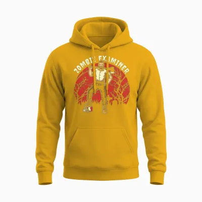 Zombie Funny Unisex Hoodie - Gold