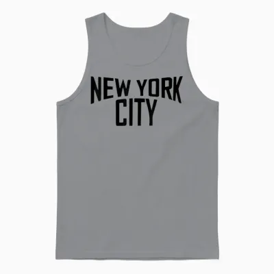 New York City Shirt Damen Herren Cool Manhattan Unisex Tank Top - Sport Grey