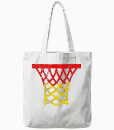 Germany Basketball Tote Bags - White