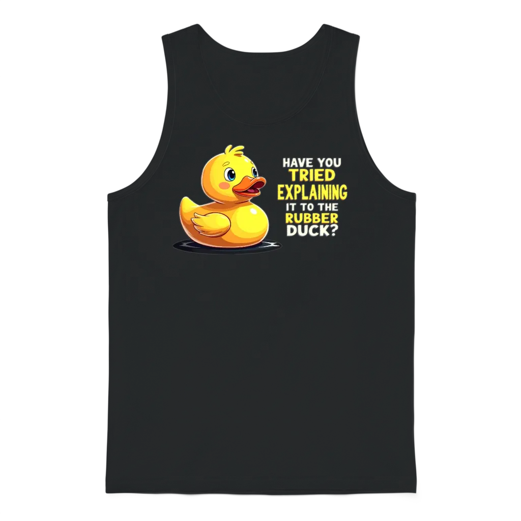 Funny Programmer โ Programmers & It Unisex Tank Top - Black