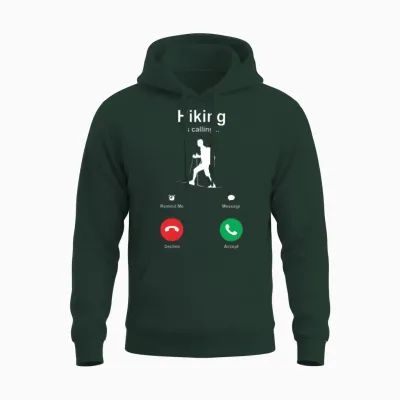 Hiking Unisex Hoodie - Forest