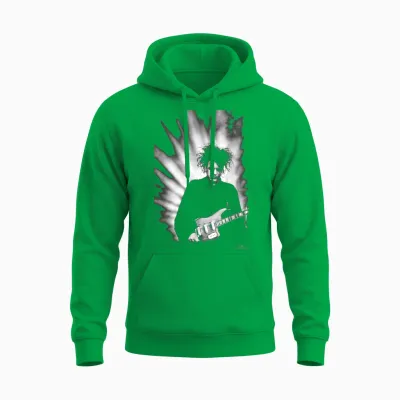 Robert Smith the Cure Prayer Tour Von Phil Nicholls Unisex Hoodie - Irish Green