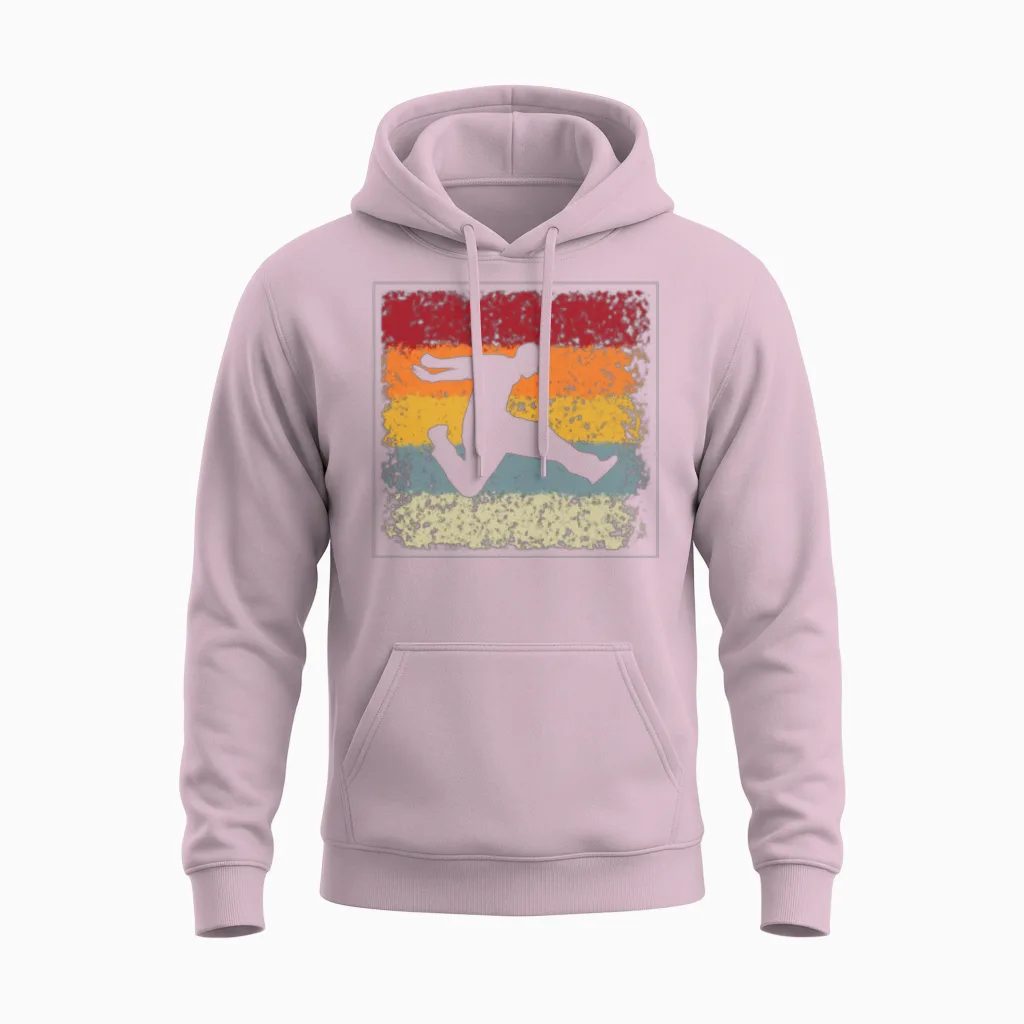 Parkour Retro Unisex Hoodie in Light Pink