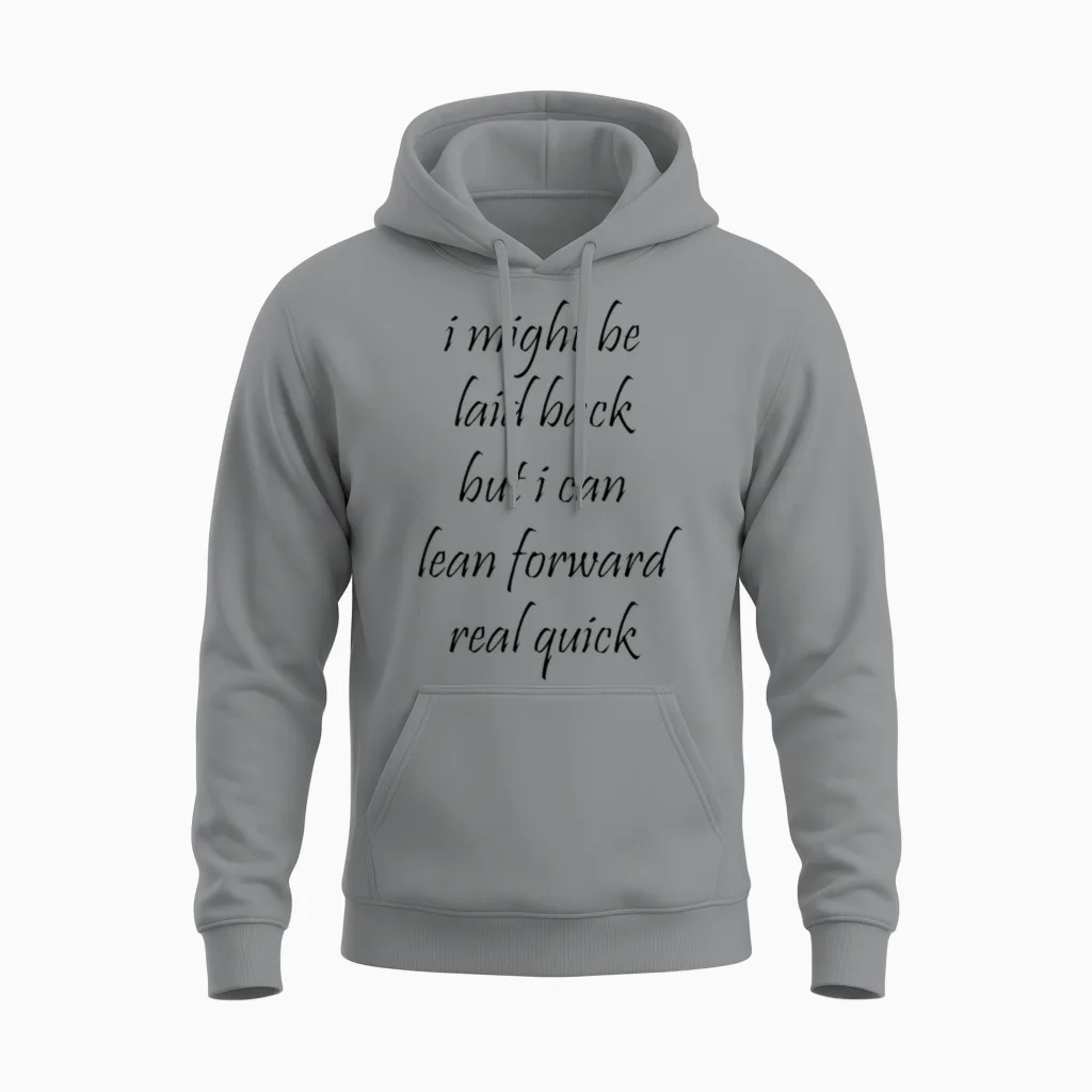 Sarcastic Design for Women, Funny Attitude Quote Unisex Hoodie in Sport Grey