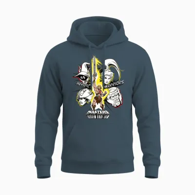 Masters of the Universe - Heroic Warriors Unisex Hoodie - Dark Heather
