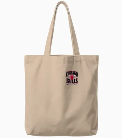 Offizieller Nba Chicago Bulls Pocket Pass Tote Bags - Natural