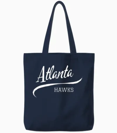 Hawks Retro Tote Bags - Navy