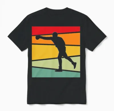 Boxing Retro Unisex T-Shirt - Black