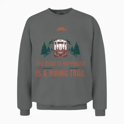 Hiking Unisex Sweatshirt - Graphite Heather