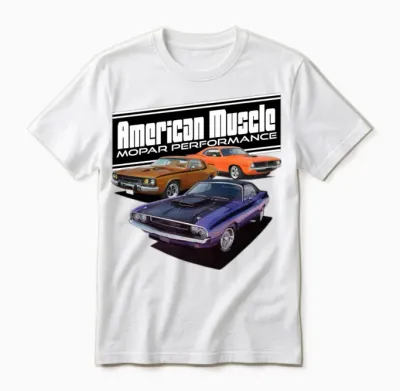 Dodge Muscle Unisex T-Shirt - White