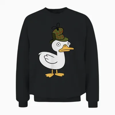 Disney Channel Gravity Falls Duck-Tective Unisex Sweatshirt - Black