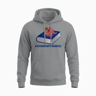 A Bookworm's Paradise Unisex Hoodie - Sport Grey